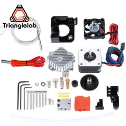 Trianglelab Titan Extruder Full Kit Titan Aero V6 Hotend Extruser Kit Full RePRAP MK8 I3 Compatible Tevo Anet I3 3D Impresora