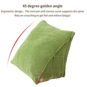 Coussin triangulaire coiffeur en saccagé