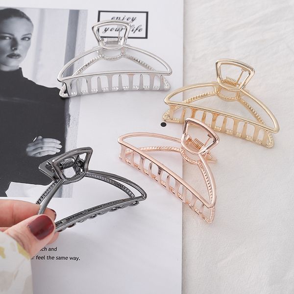 Triangular Retro Metal Hair Pins Simple Fashion Temperament Hairpin Bath Bath Dish Makeup Makeup Daily Decorative Hairccatc LT0164