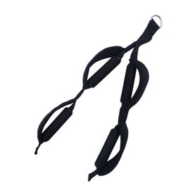 Accesorio de cable de cuerda de tríceps con 2 juegos de manijas de neopreno para el equipo de ejercicio de entrenamiento en el gimnasio en casa Equipo de ejercicio