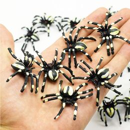 Truc speelgoed horror enge simulatie witte bloem spider spookhuis Halloween Fools Day Party Decoration Supplies 1205
