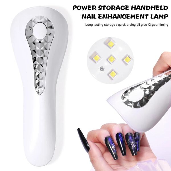 Recortadora 18W Lámpara UV Luce de secado LED UV PowerBank Manicure Hine Diseño de mano Luz de curado de secado rápido para gel SP99