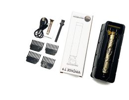 Trimmerverzorging Styling Tools Producten CloseCutting Digitale Oplaadbare Elektrische Tondeuse Goud Barbershop Snoerloos 0Mm TBlade Kaalhoofdig ZZ