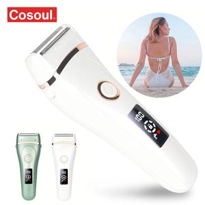 Trimmer voor Vrouwen Scheerapparaat Bikini Pijnloos Dame Scheermes Elektrisch Epilator Onderarmbeen Schaamhaar Remover Lady Body Ontharing 240327