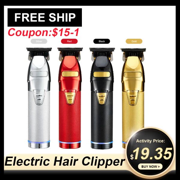 Trimmer Hair Trimmer Hair Cippers with Guide Combs Men Hairless Hair coup de coupe Kit de coupe électrique Kit de coupe de cheveux D Trimter Barber Hair Styli