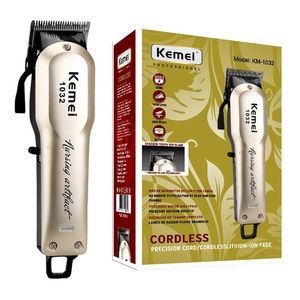 Trimmer Kemei Snoer/snoerloze professionele tondeuse Oplaadbare tondeuse voor mannen Elektrische baardhaarsnijder Hine Kapsel