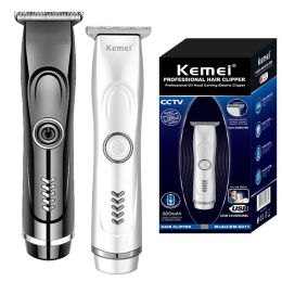 Trimmer Kemei Pro Beard Trimmer des cheveux pour hommes toilettage du corps facial électrique Trimmer rechargeable Clipper Hair Coute Hine Lithium