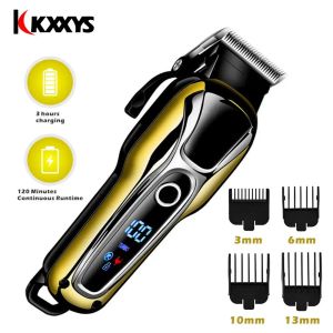 Trimmer KM1990 Hair Clipper Claign Professional Hair Trimm in Hair Clipper for Men Electric Trimm LCD Machine d'affichage Barber Coineur de cheveux