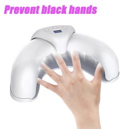 Trimmer ongle lampara lampe à ongles LED UV pour les ongles de séchage Gel Polonais Antiblack Hand Arc Design Dryer UV Manucure Lampe for Nail Art Salon