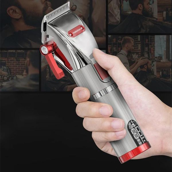 Trimmer Professional Hair Cippers for Men, Haircuting Hine Toaming Kit, Trimeuse à cheveux rechargeable pour les hommes Styling Tools Clipper