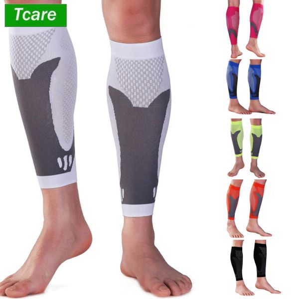 TRIMMER TCARE 1 paire Compression Sleeves de mollet pour hommes pour femmes chaussettes de compression pour courir, attelle de tibia, médical, voyage, infirmière