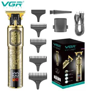 Trimmer Vgr Hair Trimmer Professional T9 Trimmer vintage Hairless Hair Machine Hair Clipper Beard Shaur Trimm for Men V073