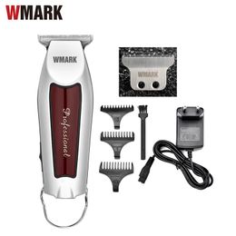 Trimmer Wmark Ng310 Draadloze tondeuse Professioneel voor mannen Elektrische detailtrimmer Baardhaar knippen Hine Edge Contouren