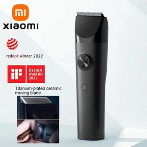 Trimmer Xiaomi Mijia Hair Trimmer Hine Ipx7 Waterproof Hair Clipper Professional Cordless Electric Hair Cutting Barber Trimmers Men
