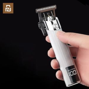 Trimmer Xiaomi Youpin Komingdon Hair Trimmer Barber LCD Display Hair Clipper Machine USB Oplaadbare haar snijdende baard Trimmer voor mannen