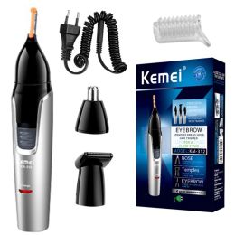 Recortes 3in1 Recargable Nariz Trimmer Barba Barba para hombres Micro Shaver Cada el cabello Nariz Timmer para la nariz y la orejera