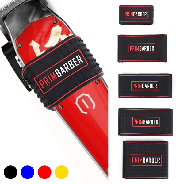 Trimmers 5pcs/set no slip Barber Clipper Bands de agarre de la manga de la manga cubierta del soporte para el cabello para el cabello profesional para hombres Madeshow