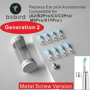 Trimmers Bebird Remplacez les pointes de l'oreille pour M9 Pro, X17 Pro, A2, B2PRO, C3, C3PRO, R1, R3, X3, T15, D3 Pro Ear Cleaner Kits de remplacement