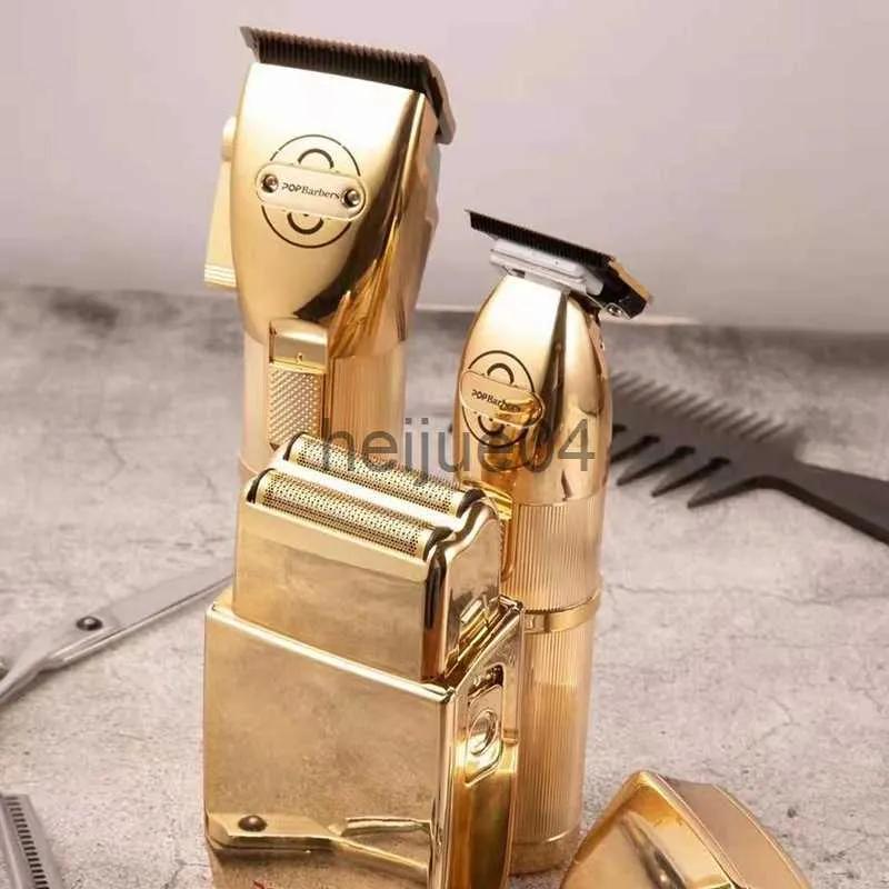 Trimmers Clippers Trimmers Professional Haircut Barbers P800 Oil Head Electric FADE Hair Clippers Golden Carving Scissors Electric Shaver H