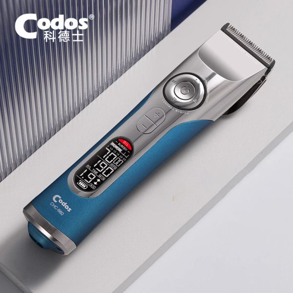 Trimmers Codos Barber Hair Clipper Clipper Electric Men's Trimter Cutter Machine For Salon avec 8 Guide Combs Long Working