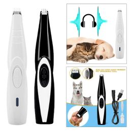 Trimmers Chien Cat Foot Hair Trimmer USB RECHARGable Pet Toherng Tooling Mini Electric Hair Clipper Raser Couper Haircut Machine