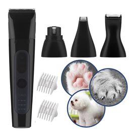 Trimmers Chien Cat Hoids Trimmer Paw Nail Grinder Pet Clippers Foot Nail Cutter Low Bruit Dog Pet Theloting Machine USB PET