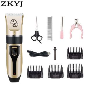 Trimmers Dropshipping Rechargeable Pet Dog Hair Trimmer Grooming Clippers Lownoise Cat Cutter Machine Shaver Scissor Cissor Clipper