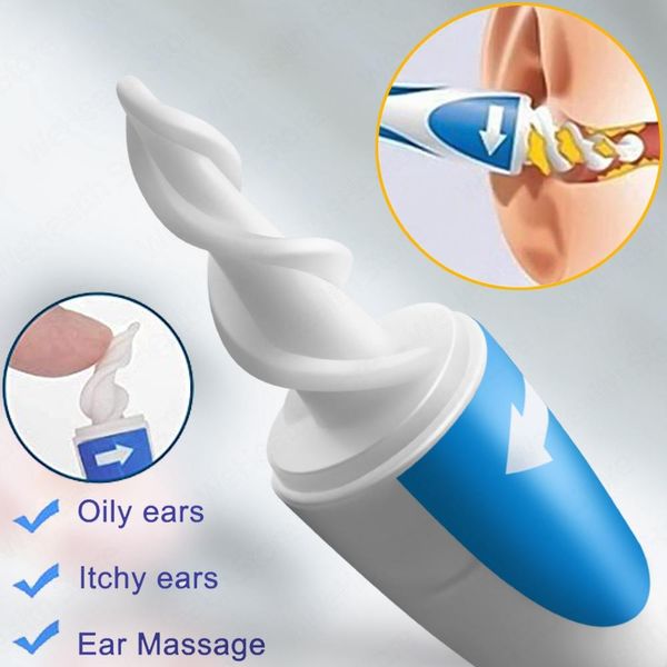 Recortadores Cleaner de orejas Spiral Soft Soft Reemplazable Picking Herramienta Ears Cleaner 16 piezas de cera de la oreja Gadgets para el cuidado de la salud de la belleza personal