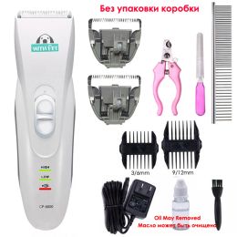 Trimmers Electrical Pet Dog Hair Trimmers Clippers Professional Grooming Outil de rasage de chat rechargeable Catter Dog Dog Haircut CP6800