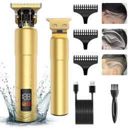 Trimmers Hatteker Professional toutlining Hair Clippers for Men Electric Hair Machine Machine Hair Trimmage étanche