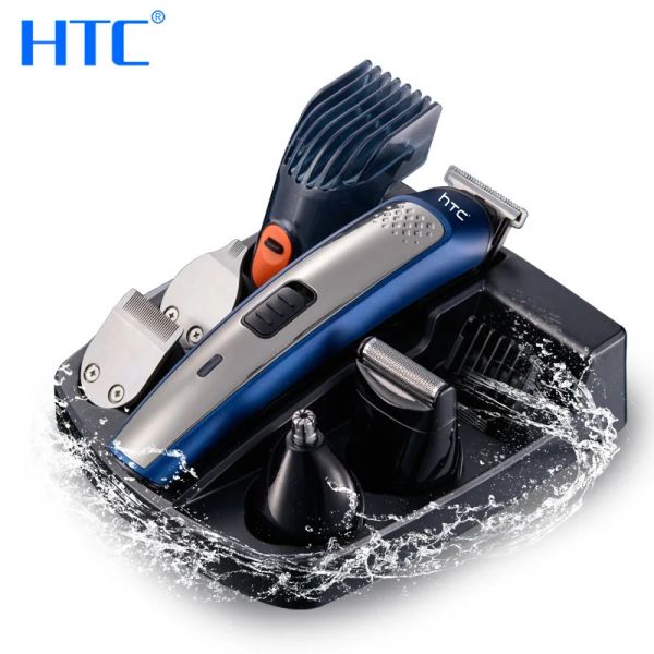 Trimmers HTC USB 5 en 1 Kits de marié multifonctionnels Trime de cheveux rechargeable Nez Nez Cuelle Barbe Head For Men Hair Clipper Set