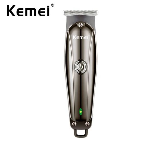 Trimmers Kemei Electric Hair Clippers Professional Cordless Trimmless USB Rechargeable Hair Cutter for Men 600mAh Lion Battery Fast Charge