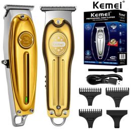 Trimmers Kemei KM1949 Full Metal Professional Electric Hair Clipper's Beard Trimmer Hair Clipper Machine de coupe Clipper