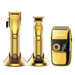 Trimmers Kemei Professional Hair Trimmer for Men Electric Shaver Beard Hair Clipper Machine de coupe de cheveux rechargeable pour Barber Salon Home