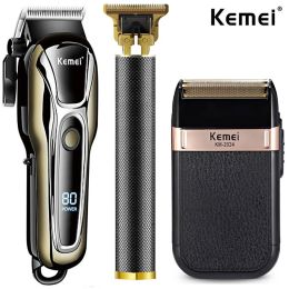 Trimmers Kemei T9 Clipper Electric Hair Trimmer for Men Shaver Professional Men's Cutting Machine Wireless Barber Shave Razor Hairdress