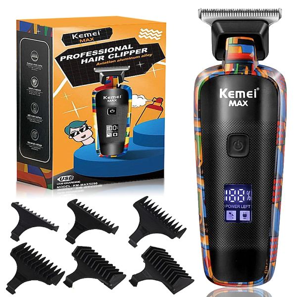 Trimmers KM5090 TRIMME DE CHILON POUR HOMMES MEN TRIMER CHEAUX PROFESSIONNEL