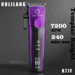 Trimmers Kuliliang Nouveau R77F 7200rpm Hair électrique Professional Clipper Barber Fade Fime Blade Quality Quality Quality Trimmer Machine de coupe de cheveux