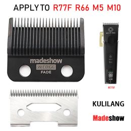 Trimmers Kulilang R77f Reemplazo de cabello profesional de cabello Original Fade Blades Se aplican a Kulilang R66 R77F y Madeshow M5 (F) M10