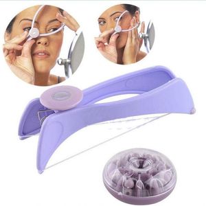 Trimmers handmatige threading facial haarverwijderaar epilator slique verwijderen apparaat hairclipper scheren gezicht haren schoonheid tool vrouwelijke trimmer