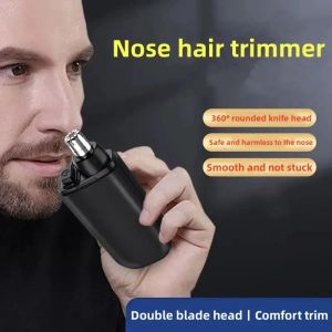 Trimmers Nieuwe oplaadbare neushaar trimmer heren en damesneuhaar trimmer mespunt wasbaar elektrisch neushaar lichter