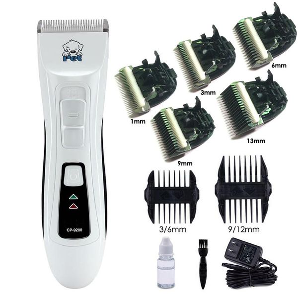 Trimmers Professional CP9200 Trimmer pour animaux de compagnie Hair de chien rechargeable Clipper électrique Coupe de toilettage pour chiens Cat Shaver Machine CP9200