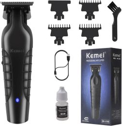 Trimmers Cutter de cheveux professionnels Kemei 2299 Huile rétro Tête de finition sculpture Trimmer Gradient Electric Hair Clipper Salon Haircut Tools