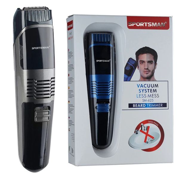 Trimmers Système d'aspirateur professionnel Barbe Trimmer Hair Trimer Trimer Moustache Moustache Forme pour les hommes Trimer masculin Raser à barbe