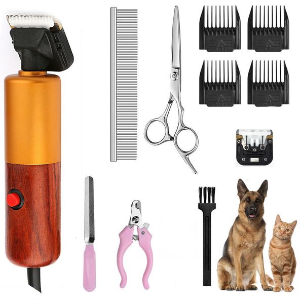 Trimmers PROFSIONAL 200 W High Power Pet Trimmer Dog Shavers Rabbits de bétail Shaver Pet Pet Grooming Electric Hair Clipper Machine