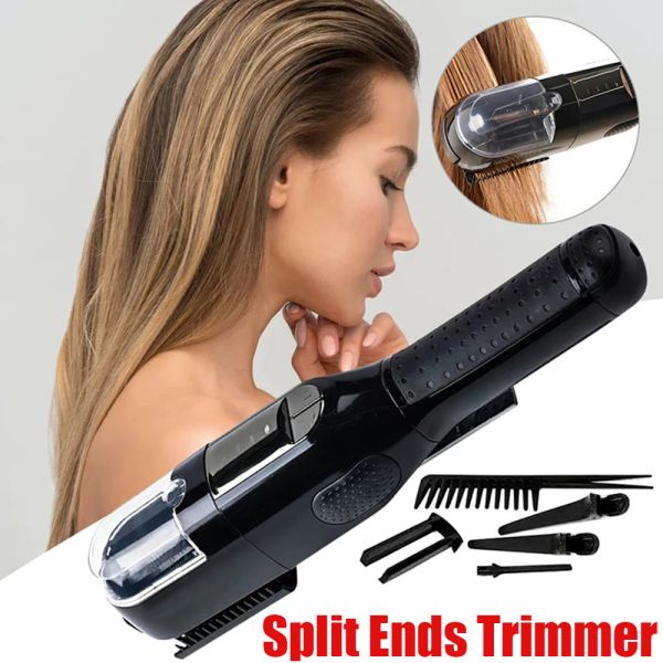 Trimmers Split Hair Trimmer pour sèche endommagée et cassante Automatique Francée Automatique Remover sans fil coupe de cheveux sans fil Clipper à cheveux sans fil Clipper