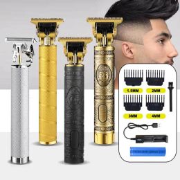 Trimmers T9 Hair Clipper Cutting Machine Man Shaver Trimmer Nieuwe oplaadbare kapper Professionele baard voor mannen Portable Trimmer Electric