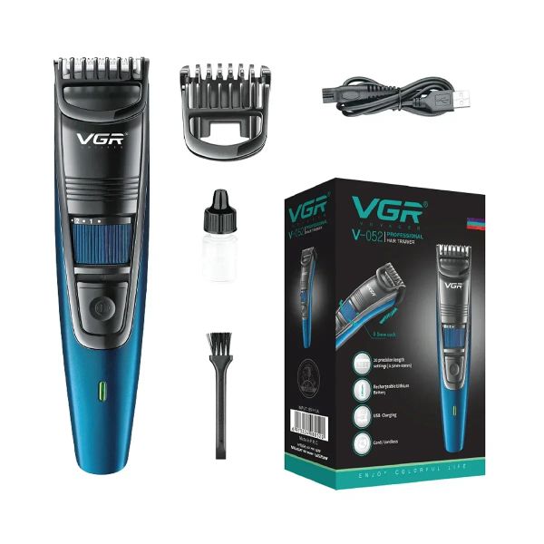 Trimmers VGR Hair Clipper Trimmer Machine de coupe pour hommes Machines de coiffeur professionnel électrique Machines de coiffure RECHARAGE V052