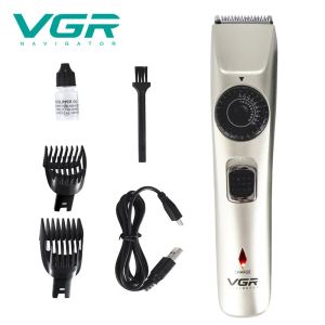 Trimmers VGR Men's Srectensice Hair Clipper Pro Electric Clippers Rechargeable Hair Trimmer Men's Beard Trimmer 120 mm Machine de coupe