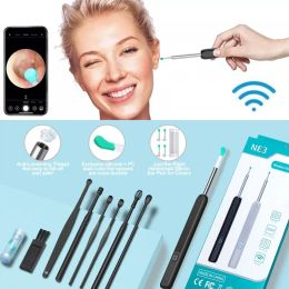 Trimmers Wireless Visible Wax Elimination Spoon1296p Charge HD Otoscope Nettoyeur d'oreille Tool de déménagement Endoscope Android iOS Android