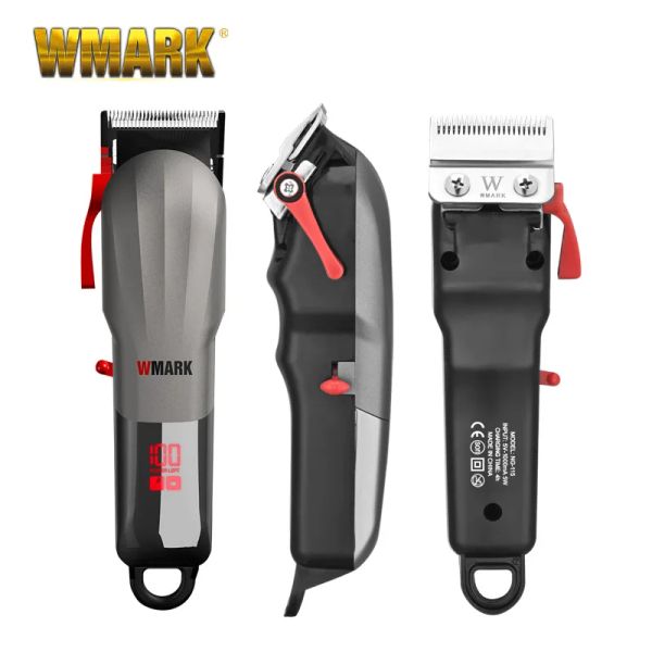 Recortadores Wark NG115 Recargable Cortero Profesional de cabello Incentable Recortador de cabello con pantalla LED Máquina de cabello para hombres para hombres